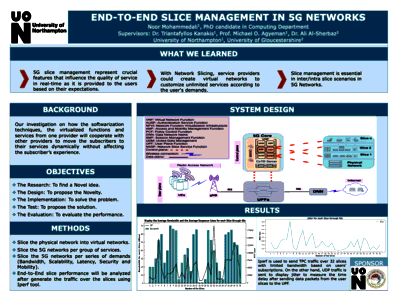 END-TO-END slice management in 5G Networks