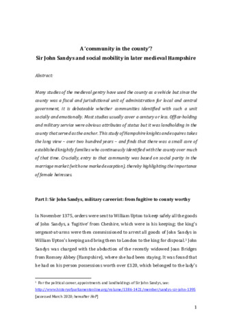 [thumbnail of Purser_Toby_Southern_History_2021_A_community_in_the_county_Sir_John_Sandys_and_social_mobility_in_later_medieval_Hampshire]