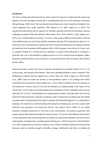 [thumbnail of Ward_et_al_2021_Exploring_outcome_measures_with_cognitive_stimulation_therapies_and_how_these_relate_to_the_experiences_of_people_with_dementia_A_narrative_literature_review]