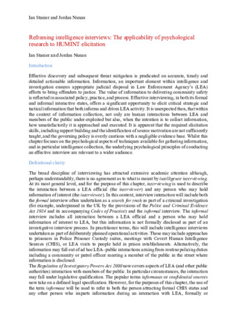 [thumbnail of Stanier_et_al_2018_Reframing_intelligence_interviews_The_applicability_of_psychological_research_to_HUMINT_elicitation]