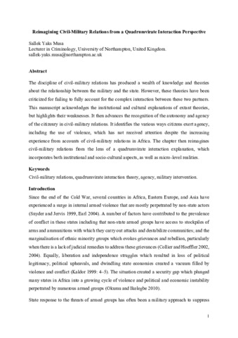 [thumbnail of Musa_2024_Reimagining_Civil-Military_Relations_from_a_Quadrumvirate_Interaction_Perspective]