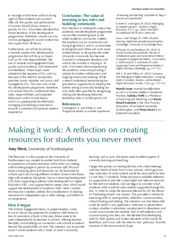 [thumbnail of West_Amy_SEDA_2023_Making_it_work_A_reflection_on_creating_resources_for_students_you_never_meet]