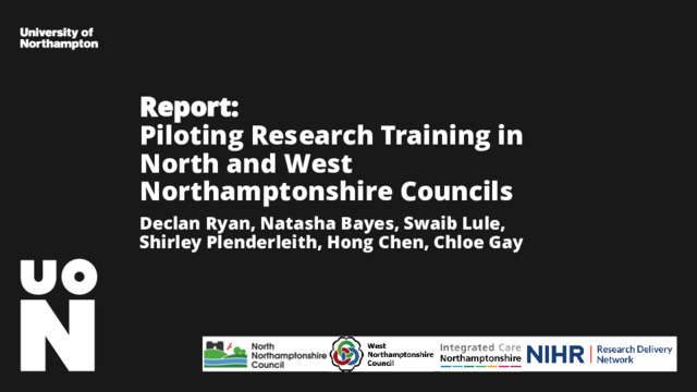 [thumbnail of Report Research Training for WNC NNC]