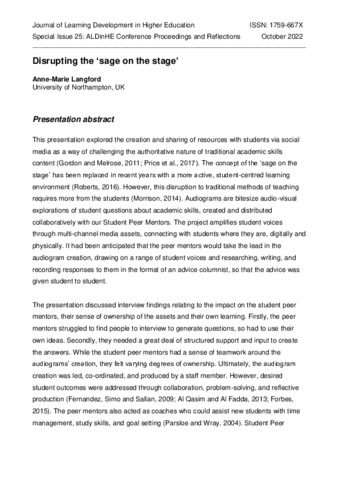 [thumbnail of Langford_Anne-Marie_2022_Disrupting_the_Sage_on_the_Stage]