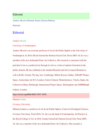 [thumbnail of Hewitt_et_al_2020_Editorial_Art_and_the_Public_Sphere]