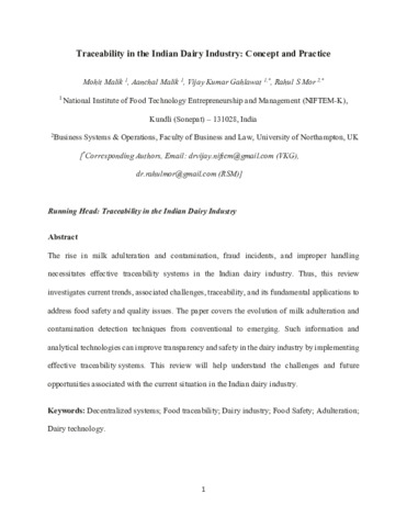[thumbnail of Malik_etal_Wiley_2023_Traceability_in_the_Indian_dairy_industry_Concept_and_practice]