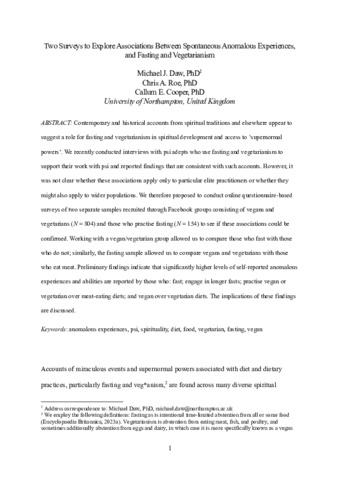[thumbnail of Daw_et_al_2024_Two_Surveys_to_Explore_Associations_Between_Spontaneous_Anomalous_Experiences,_and_Fasting_and_Vegetarianism]