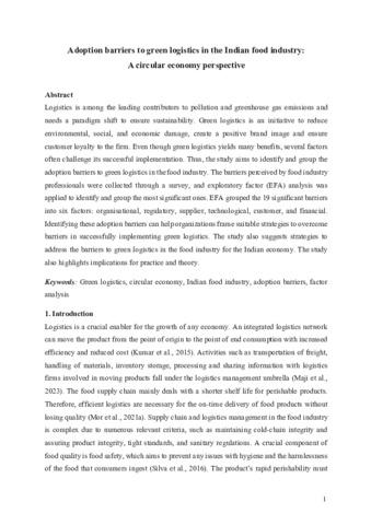 [thumbnail of Panghal_etal_Wiley_2023_Adoption_barriers_to_green_logistics_in_the_Indian_food_industry_A_circular_economy_perspective]