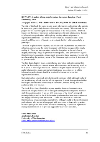 [thumbnail of Maclellan_2011_Book_review_Being_an_Information_Innovator_by_Jennifer_Rowley]