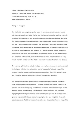 [thumbnail of MacLellan_2011_Book_review_Getting_Started_With_Cloud_Computing]