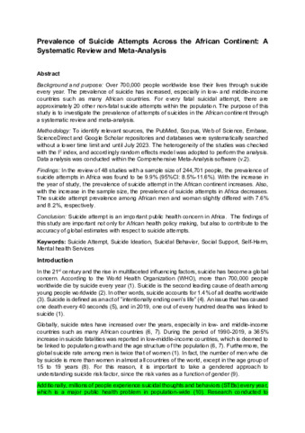 [thumbnail of Babajani_et_al_2023_Prevalence_of_suicide_attempts_across_the_African_continent_A_systematic_review_and_meta-analysis]