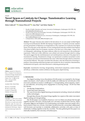 [thumbnail of Caldwell_et_al_2024_Novel_Spaces_as_Catalysts_for_Change_Transformative_Learning_through_Transnational_Projects]