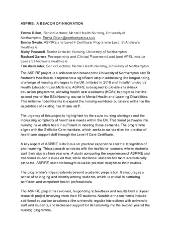 [thumbnail of Dillon_Alexander_2024_ASPIRE-a_beacon_of_innovation]