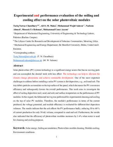[thumbnail of Chaudhary_et_al_2023_Experimental_and_Performance_Evaluation_of_the_Soiling_and_Cooling_Effect_on_the_Solar_Photovoltaic_Modules]