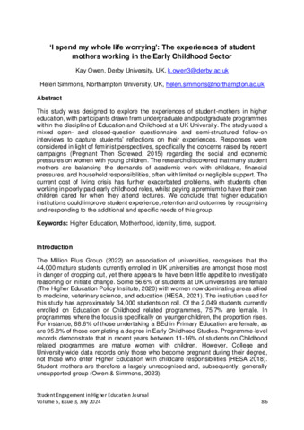 [thumbnail of Owen_et_al_2024_‘I_spend_my_whole_life_worrying’_The_experiencesof_student_mothers_working_in_the_Early_Childhood_Sector]