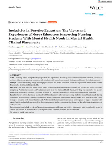 [thumbnail of Ramluggun_et_al_2025_Inclusivity_in_Practice_Education_The_views_and_experiences_of_Nurse_Educators_supporting_nursing_students_with_mental_health_needs_in_mental_health_clinical_placements]