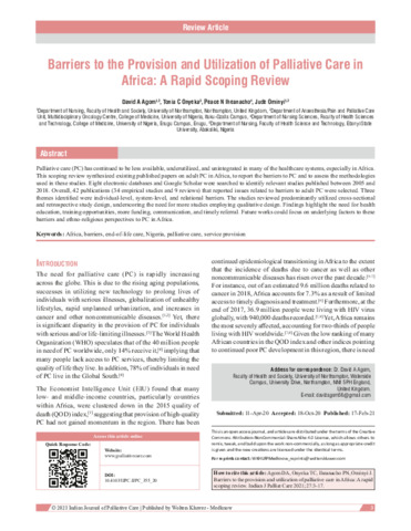 [thumbnail of Agom_et_al_2021_Barriers_to_the_provision_and_utilization_of_palliative_care_in_Africa_A_rapid_scoping_review]