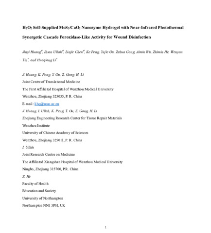 [thumbnail of Huang_et_al_2024_H2O2_Self-Supplied_MoS2_CaO2_Nanozyme_Hydrogel_with_Near-Infrared_Photothermal_Synergetic_Cascade_Peroxidase-Like_Activity_for_Wound_Disinfection]
