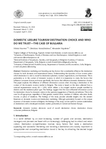 [thumbnail of Naumov_et_al_2024_Domestic_Leisure_Tourism_Destination_Choice_and_Who_do_We_Trust_–_The_case_of_Bulgaria]
