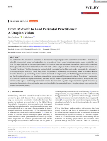 [thumbnail of Pendleton_Pezaro_2025_From_Midwife_to_Lead_Perinatal_Practitioner_A_Utopian_Vision]