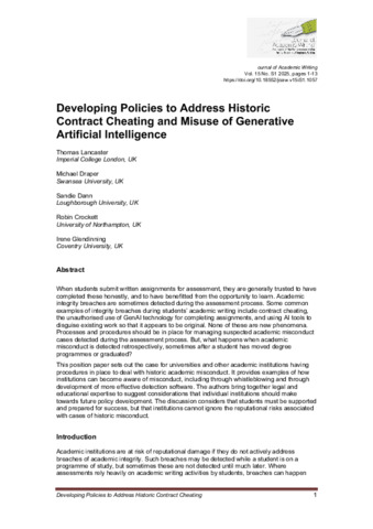 [thumbnail of Lancaster_et_al_2025_Developing_Policies_to_Address_Historic_Contract_Cheating_and_Misuse_of_Generative_Artificial_Intelligence]