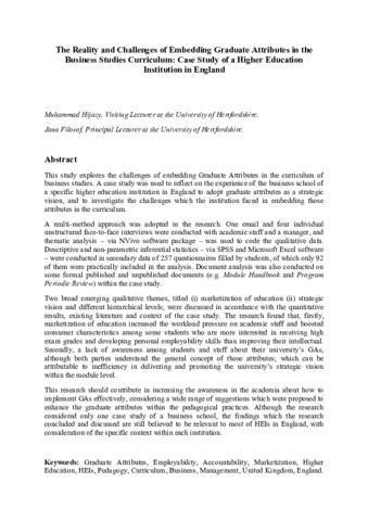 [thumbnail of Hijazy,_Filosof_2015_The_Reality_and_Challenges_of_Embedding_Graduate_Attributes_in_the_Business_Studies_Curriculum_Case_Study_of_a_Higher_Education_Institution_in_England]