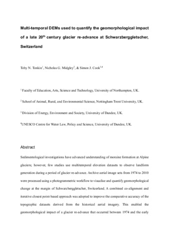 [thumbnail of Tonkin_et_al_2025_Multi-temporal_DEMs_used_to_quantify_the_geomorphological_impact_of_a_late_20th_century_glacier_re-advance_at_Schwarzberggletscher_Switzerland]