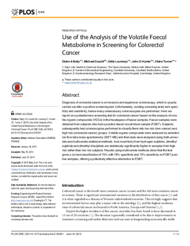 [thumbnail of Batty_et_al_2015_Use_of_the_Analysis_of_the_Volatile_Faecal_Metabolome_in_Screening_for_Colorectal_Cancer]