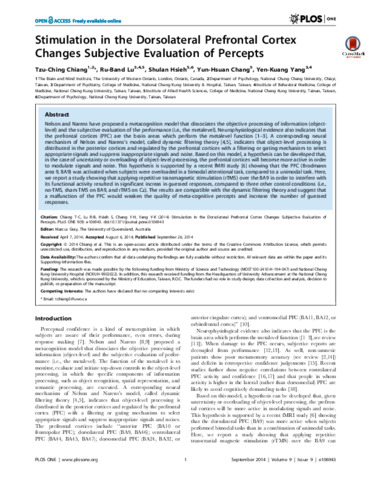 [thumbnail of Chiang_et_al_2014_Stimulation_in_the_Dorsolateral_Prefrontal_Cortex_Changes_Subjective_Evaluation_of_Percepts]