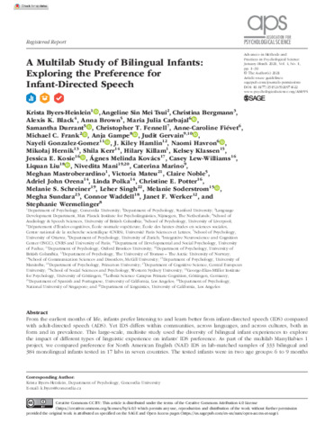 [thumbnail of Byers-Heinlein_et_al_2021_A_Multilab_Study_of_Bilingual_Infants_Exploring_the_Preference_for_Infant-Directed_Speech]