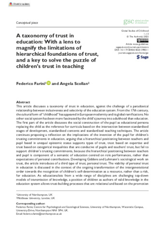 [thumbnail of Farini_Scollan_2025_A_taxonomy_of_trust_in_education]