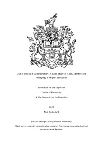 [thumbnail of Cartwright_Nick_2021_Dominance_and_Subordination_A_Case_study_of_Race_Identity_and_Pedagogy_in_Higher_Education]