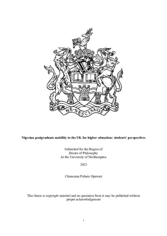 [thumbnail of Opuwari_Chimeuma_2024_Nigerian_postgraduate_mobility_to_the_UK_for_higher_education_students_perspectives]