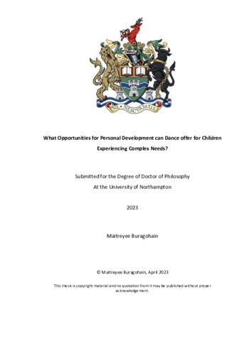 [thumbnail of Buragohain_Maitreyee_2024_What_Opportunities_for_Personal_Development_can_Dance_offer_for_Children_Experiencing_Complex_ Needs]