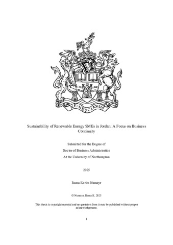 [thumbnail of Numayr_Rama_2025_Sustainability_of_Renewable_Energy_SMEs_in_Jordan_A_Focus_on_ Business_Continuity]