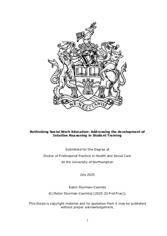 [thumbnail of Sturman_Coombs_Robin_2025_Rethinking_Social_Work_Education_Addressing_the_development_of_Intuitiv]