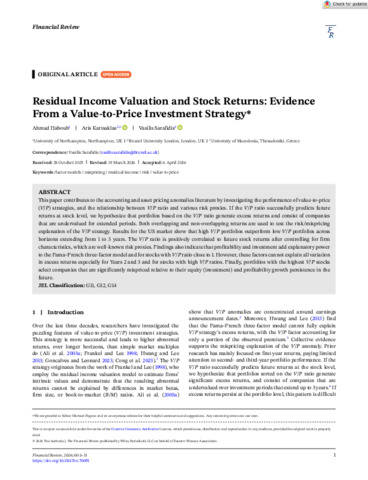 [thumbnail of Haboub_et_al_2026_Residual_Income_Valuation_and_Stock_Returns_EvidenceFrom_a_Value-to-Price_Investment_Strategy]