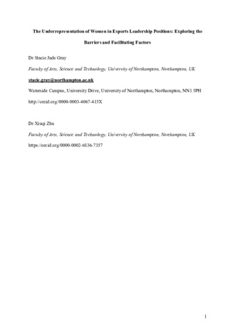 [thumbnail of Gray_Zhu_2026_The_Underrepresentation_of_Women_in_Esports_Leadership_Positions_Exploring_the_Barriers_and_Facilitating_Factors_AAM]