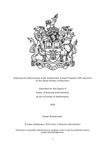 [thumbnail of Bukhamseen_Essam_2026_Exploring_the_effectiveness_of_the_Independent_Schools_Program_ISP_launched_by_the_Saudi_Ministry_of_Education]