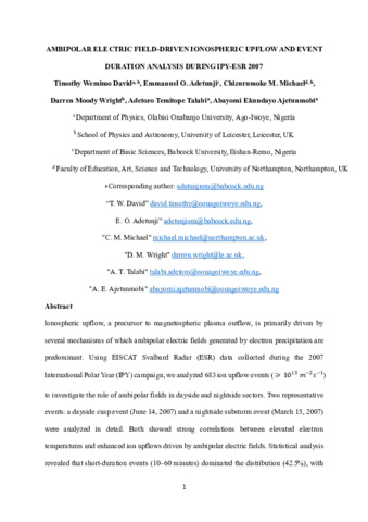 [thumbnail of David_et_al_2026_Ambipolar_electric_field-driven_ionospheric_upflow_and_event_duration_analysis_during_IPY-ESR_2007_AAM]