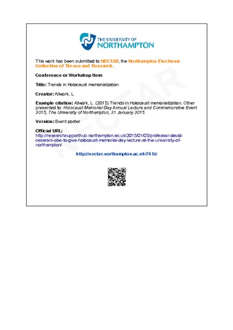 [thumbnail of Event poster - image appears courtesy of Dr Ralph Darbyshire]